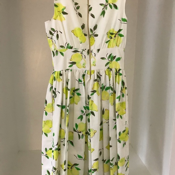 Kate Spade Lemon Dress Sz 4 - Picture 5 of 9